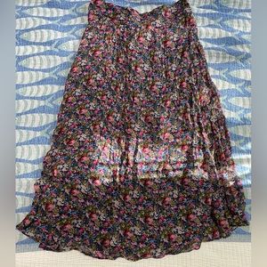 Sezane English Garden Floral Skirt